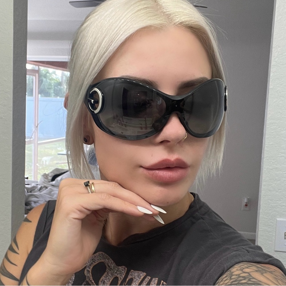 Dolce & Gabbana DG 6024 Black Wrap Y2K Iconic 2008 Britney Spears Sunglassea